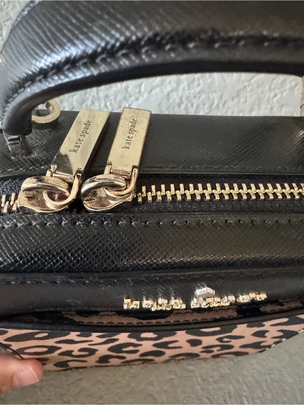 Kate spade Daisy vanity crossbody cheetah print